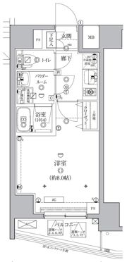 クオリタス綾瀬の間取り画像