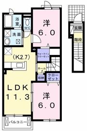 カーサ・エスポワールの間取り画像