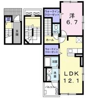 エレガンシアの間取り画像