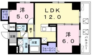 レジデンス桜樺の間取り画像