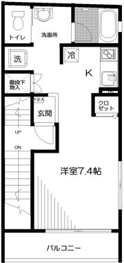 TMG市谷の間取り画像