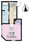 グランシャレー千住旭町の間取り画像