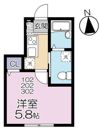 グランシャレー千住旭町の間取り画像