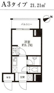 レジディア東品川の間取り画像