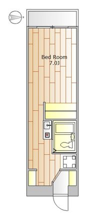 プランドール西品川の間取り画像
