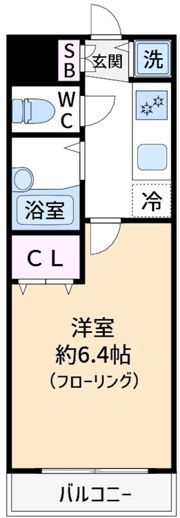 セントパレス方南町の間取り画像