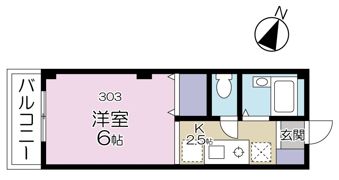 エスポアK＆Aの間取り画像
