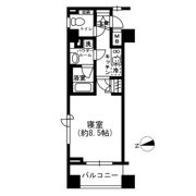 レジディア四谷三丁目の間取り画像