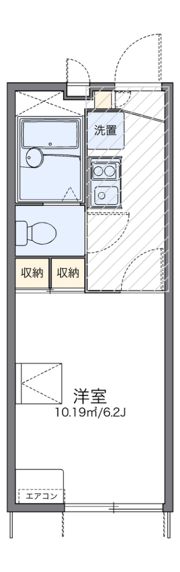 レオパレスSunsetRoomの間取り画像