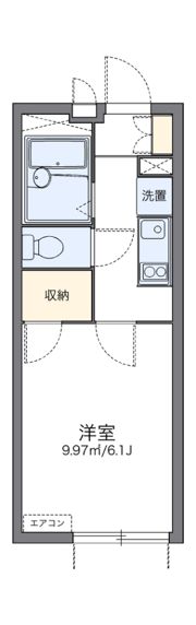 レオパレスプリマベーラ中台2の間取り画像