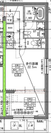 ラヴィエール住吉駅前の間取り画像