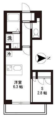 コンパルティア中村橋の間取り画像