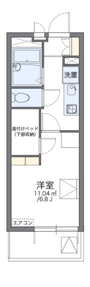 レオパレス徳丸ヒルズの間取り画像