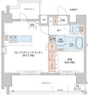 アジールコート新高円寺の間取り画像