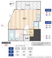 テラスハウス山王の間取り画像