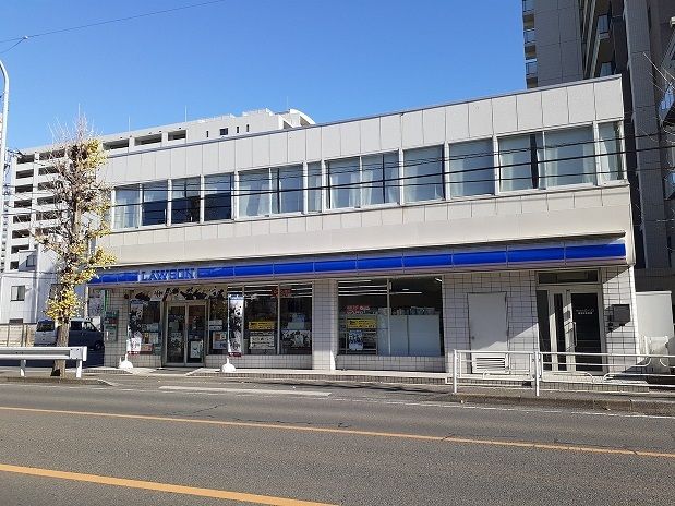 近くのローソン 与野下落合店まで500m(徒歩7分)