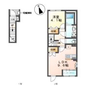 川口市大字安行領根岸 アパート新築工事の間取り画像