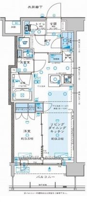 サンクレイドル川口並木の間取り画像
