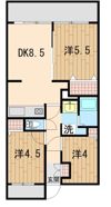 グリーンパーク鳩ヶ谷B棟の間取り画像
