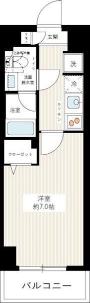 REXZY西川口AZIIIの間取り画像