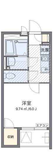 ミランダオカムラハイツ4の間取り画像