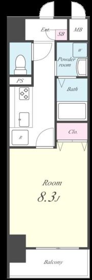 ラフィネ所沢の間取り画像