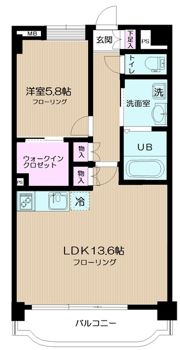 アジュール溝口の間取り画像