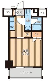 レジディア新横浜の間取り画像
