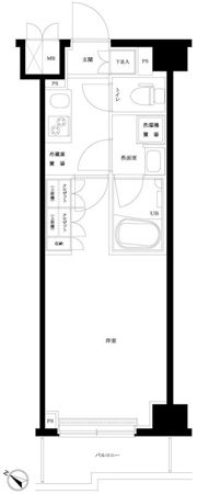 ルーブル川崎上平間弐番館の間取り画像