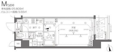 ZOOM大塚の間取り画像