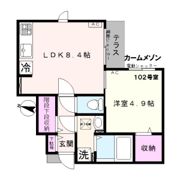 カームメゾンの間取り画像