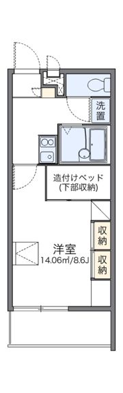 レオパレスサシェの間取り画像