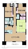 日神パレステージ横浜吉野町第二の間取り画像