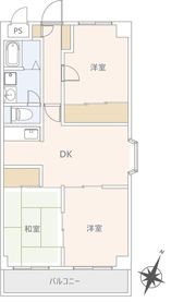 第五千代田マンションの間取り画像
