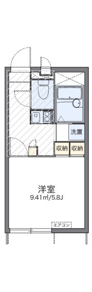 レオパレスウインドコートの間取り画像