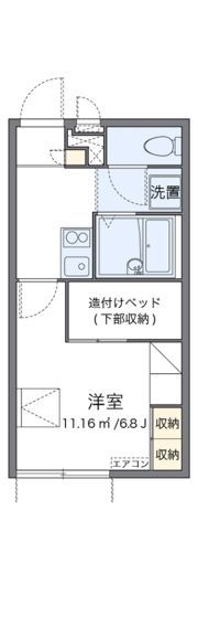 レオパレス英の間取り画像