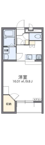 レオパレスコスモスカイIIの間取り画像