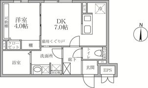 ラヴィエール大島＆mewの間取り画像
