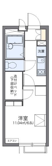 レオパレスアイリスの間取り画像