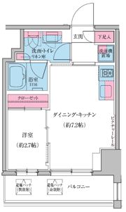 クレヴィアリグゼ雪が谷大塚の間取り画像