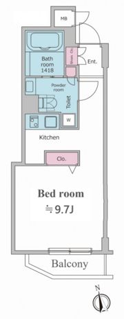 レオーネ方南町の間取り画像