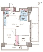 クレヴィアリグゼ世田谷松陰神社前の間取り画像