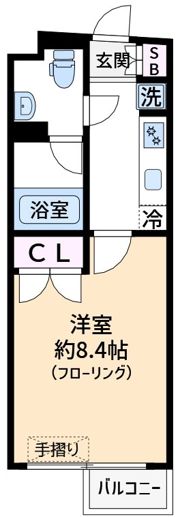 プレール・ドゥーク北新宿IIIの間取り画像
