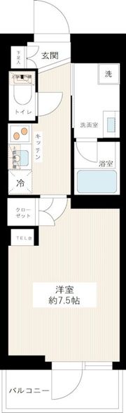 ジュイールパルフェ西新井の間取り画像