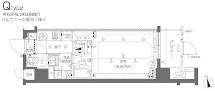 ZOOM大塚の間取り画像
