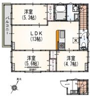 ウエルストン池上の間取り画像