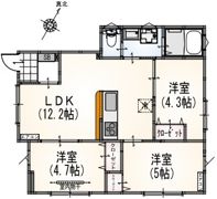 ウエルストン池上の間取り画像
