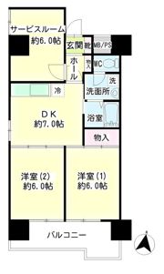 第124新井ビルの間取り画像