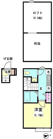 ROW HOUSE南蒲田の間取り画像