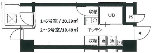 アーツ白河の間取り画像